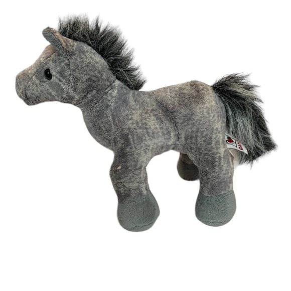 Ganz Webkinz Grey Arabian Horse Pony Plush Stuffed Animal No Code Soft Clean 10” - Picture 3 of 16